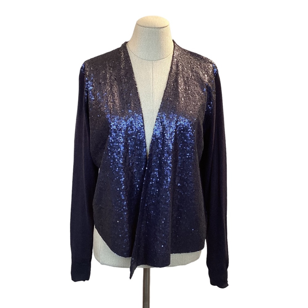 Wrap London Sequined Open Cardigan